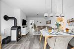 Kamin-/Ofen - Ferienwohnung Nordseeresort 40b Dock 40 Büsum - Top-Hundeurlaub