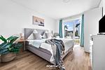 Schlafzimmer - Ferienwohnung Selkie Olpenitz - Top-Hundeurlaub