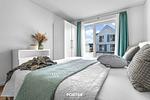 Schlafzimmer - Ferienwohnung Selkie Olpenitz - Top-Hundeurlaub