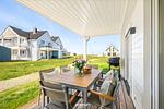 Terrasse - Ferienwohnung Selkie Olpenitz - Top-Hundeurlaub