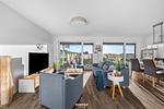 Wohnzimmer - Ferienwohnung Meerverliebt Büsum - Top-Hundeurlaub