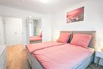 Schlafzimmer - Ferienwohnung Nordseeresort 42a Bude 42 Büsum - Top-Hundeurlaub