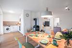 Wohnzimmer - Ferienwohnung Nordseeresort 42a Bude 42 Büsum - Top-Hundeurlaub