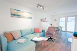 Wohnzimmer - Ferienwohnung Nordseeresort 42a Bude 42 Büsum - Top-Hundeurlaub