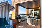 Terrasse - Ferienwohnung StrandLoft Olpenitz - Top-Hundeurlaub