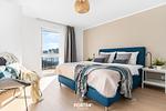 Bett - Ferienwohnung StrandLoft Olpenitz - Top-Hundeurlaub