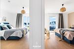 Schlafzimmer - Ferienwohnung StrandLoft Olpenitz - Top-Hundeurlaub