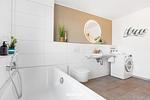 Badezimmer - Ferienwohnung StrandLoft Olpenitz - Top-Hundeurlaub