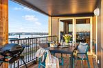 Terrasse - Ferienwohnung StrandLoft Olpenitz - Top-Hundeurlaub