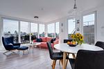 Wohnzimmer - Ferienhaus Surfer´s Bay Olpenitz - Top-Hundeurlaub