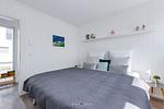 Bett - Ferienhaus Surfer´s Bay Olpenitz - Top-Hundeurlaub