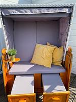 Balkon - Ferienwohnung Hoppetosse Olpenitz - Top-Hundeurlaub