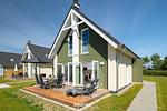 Fassade / Eingang - Ferienhaus Nordseeresort 61 Nordsee Lounge Büsum - Top-Hundeurlaub