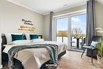 Schlafzimmer - Ferienhaus Diekkieker Büsum - Top-Hundeurlaub