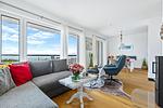 Wohnzimmer - Ferienwohnung Himmel & Meer, App. 5 Olpenitz - Top-Hundeurlaub