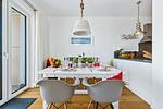Küche / Küchenzeile - Ferienwohnung Himmel & Meer, App. 5 Olpenitz - Top-Hundeurlaub
