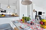 Küche / Küchenzeile - Ferienwohnung Himmel & Meer, App. 5 Olpenitz - Top-Hundeurlaub