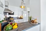 Küche / Küchenzeile - Ferienwohnung Himmel & Meer, App. 5 Olpenitz - Top-Hundeurlaub