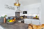 Küche / Küchenzeile - Ferienwohnung Himmel & Meer, App. 5 Olpenitz - Top-Hundeurlaub