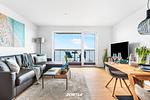 Wohnzimmer - Ferienwohnung Hafenflair 1, App. 2 Olpenitz - Top-Hundeurlaub