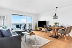 Wohnzimmer - Ferienwohnung Hafenflair 1, App. 2 Olpenitz - Top-Hundeurlaub