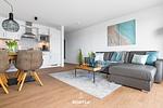 Wohnzimmer - Ferienwohnung Hafenflair 1, App. 2 Olpenitz - Top-Hundeurlaub