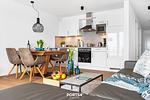 Küche / Küchenzeile - Ferienwohnung Hafenflair 1, App. 2 Olpenitz - Top-Hundeurlaub
