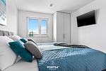 Schlafzimmer - Ferienwohnung Hafenflair 1, App. 2 Olpenitz - Top-Hundeurlaub