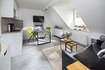 Wohnzimmer - Haus Bielefeld Ferienwohnung 34 - Top-Hundeurlaub