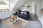 Wohnzimmer - Haus Bielefeld Ferienwohnung 34 - Top-Hundeurlaub