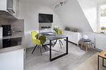 Wohnzimmer - Haus Bielefeld Ferienwohnung 34 - Top-Hundeurlaub