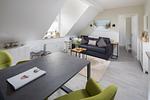 Wohnzimmer - Haus Bielefeld Ferienwohnung 34 - Top-Hundeurlaub