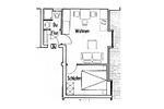 Grundriss - Haus Bielefeld Ferienwohnung 34 - Top-Hundeurlaub