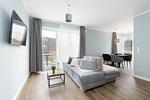Wohnzimmer - Ferienwohnung "Suite 3" - Top-Hundeurlaub