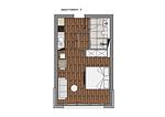 Grundriss - Ferienwohnung "Studio 1" - Top-Hundeurlaub
