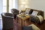 Fliederhaus - Wohnzimmer - Fliederhaus - Top-Hundeurlaub