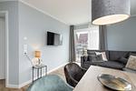 Wohnzimmer - Ferienwohnung "Suite 4" - Top-Hundeurlaub