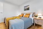 Schlafzimmer - Ferienwohnung Chill Harbour, App. 21 Olpenitz - Top-Hundeurlaub