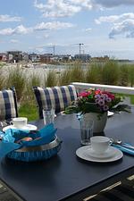 Terrasse - Ferienhaus Strandgut Olpenitz - Top-Hundeurlaub