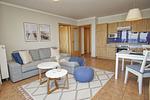 Wohnzimmer - FeWo03: Balkon,Meerblick, ruhige Lage - Top-Hundeurlaub