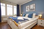 Schlafzimmer - FeWo03: Balkon,Meerblick, ruhige Lage - Top-Hundeurlaub