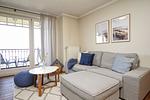Wohnzimmer - FeWo07: Balkon,Meerblick, ruhige Lage - Top-Hundeurlaub