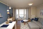 Wohnzimmer - FeWo07: Balkon,Meerblick, ruhige Lage - Top-Hundeurlaub