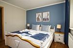 Schlafzimmer - FeWo08: Balkon,Meerblick, ruhige Lage - Top-Hundeurlaub