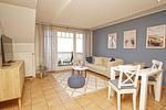 Wohnzimmer - FeWo10: Balkon,Meerblick, ruhige Lage - Top-Hundeurlaub