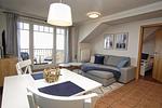 Wohnzimmer - FeWo11: Balkon,Meerblick, ruhige Lage - Top-Hundeurlaub