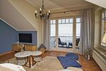 Wohnzimmer - FeWo12: Balkon,Meerblick, ruhige Lage - Top-Hundeurlaub