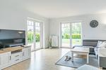 Ferienhaus Kleines Perlenhaus Wohnzimmer - "Kleines Perlenhaus" - Top-Hundeurlaub