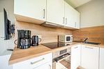 Küchenzeile mit Backofen und Spülmaschine - Wohnung 035EG - Top-Hundeurlaub