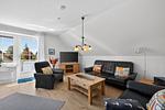 Wohnzimmer - Ferienhaus zwischen Fjord und Meer - Top-Hundeurlaub